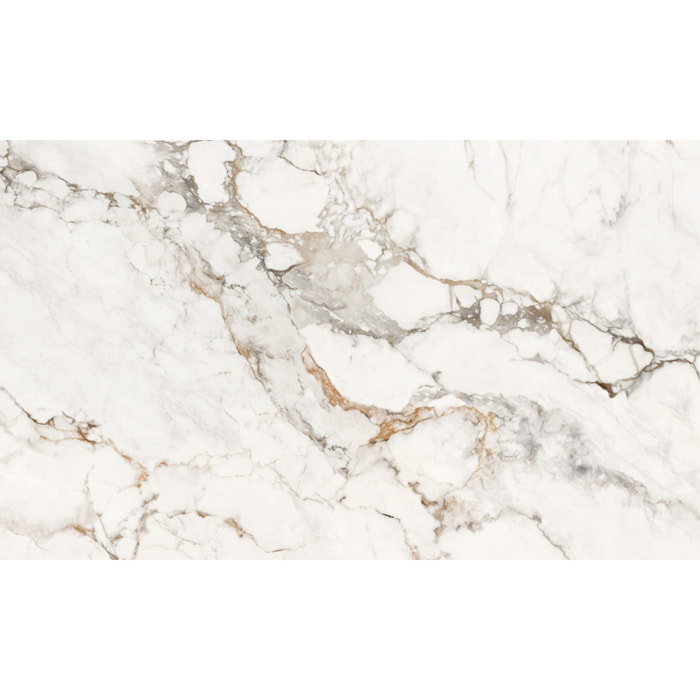 Revêtement sticker sol - MARBRE BLANC CASSÉ - Rouleau adhésif Protection Anti-dérapant