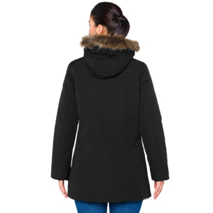 Parka MATHILDE imbottito impermeabile nero