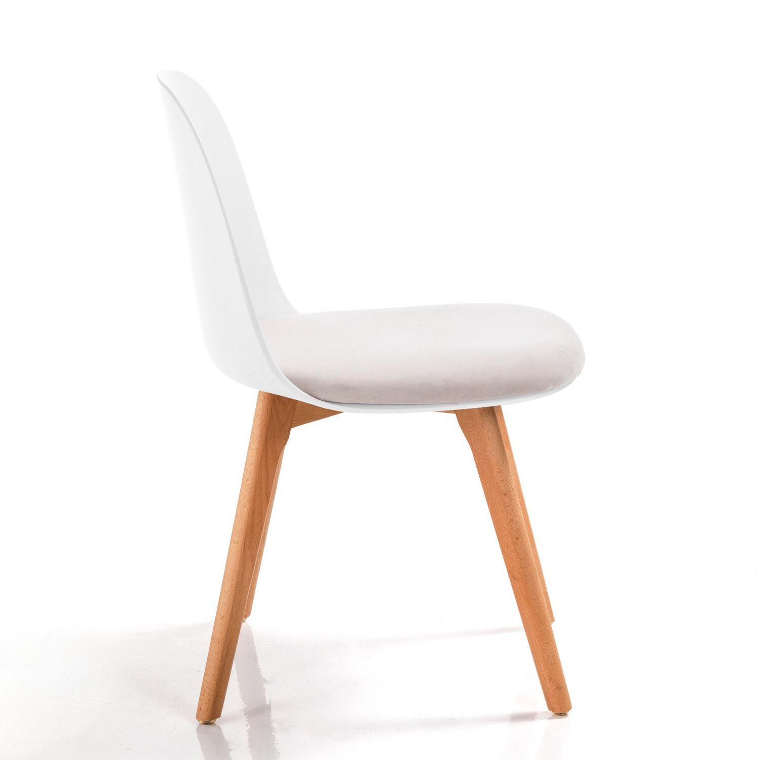 Oresteluchetta Set 4 Sedie TELLA WOOD WHITE