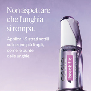 Smalto Riparatore Trasparente Patch Liquido Break Fix per Unghie Rotte Base Coat e Top Coat 7ml