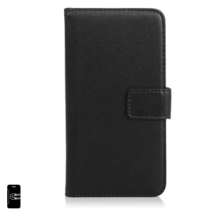 DAM Custodia a libro in ecopelle per iPhone X 7x2x14 cm. Colore nero