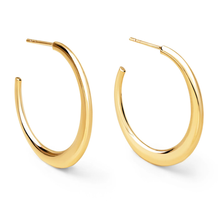 Pendientes Aro Cenit Baño Oro