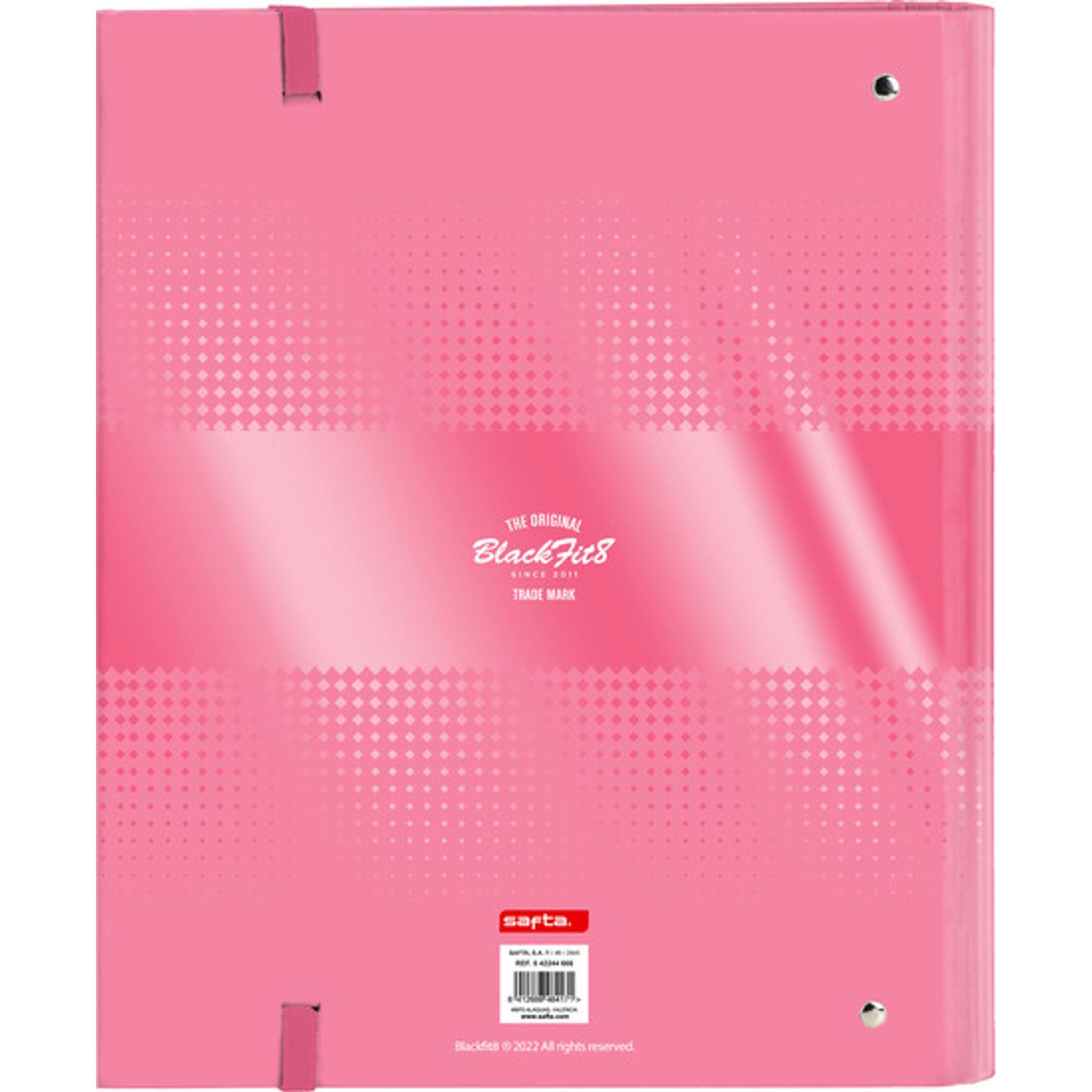 Carpeta 4 anillas 35mm c/recambio blackfit8 "glow up"