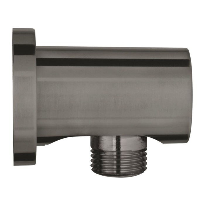 Coude à encastrer 1/2" - Hard Graphite brossé
