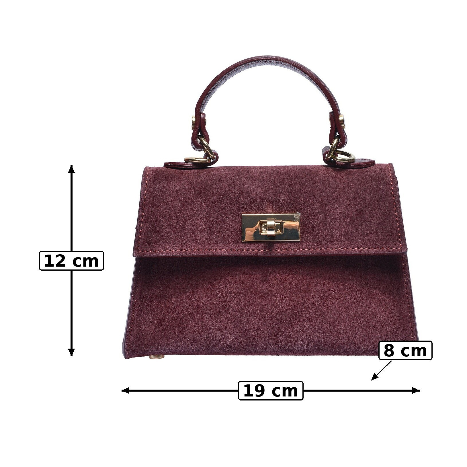 Tote Anna Luchini Bordeaux
