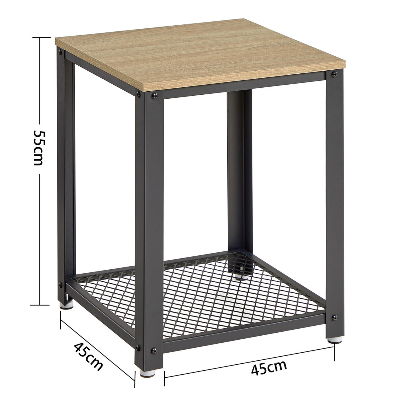 Tavolino versatile Sonoma in stile industriale