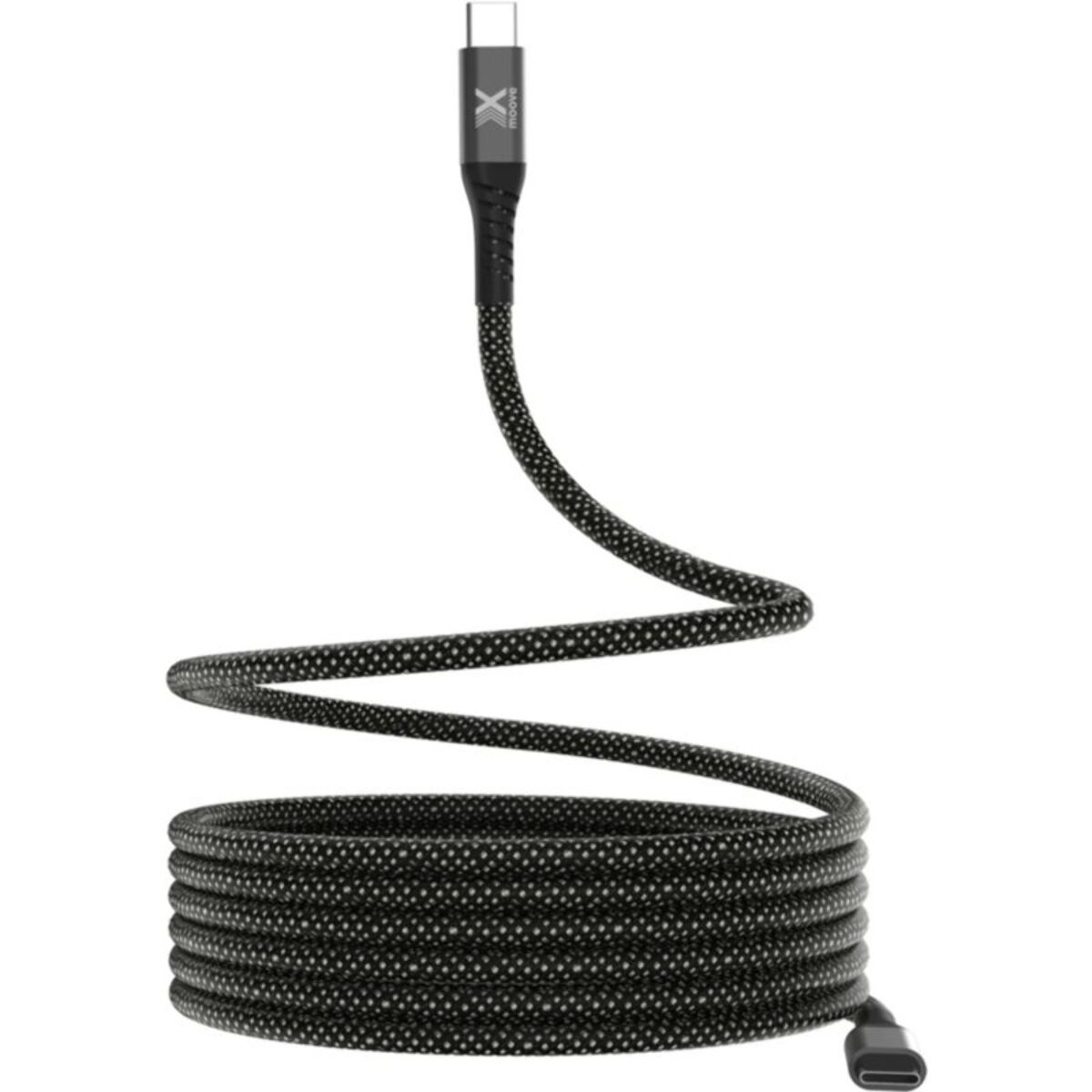 Câble de charge XMOOVE 100W PowerDelivery matériaux recyclés