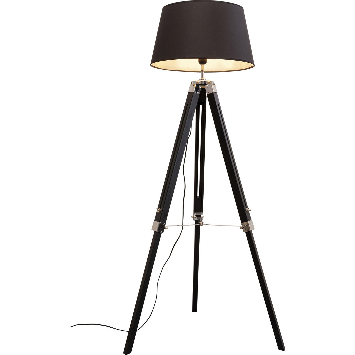 Lampadaire Raquette 144cm noir Kare Design