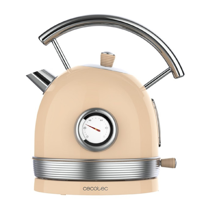 Cecotec Bouilloire Thermosense 420 Vintage Light Beige