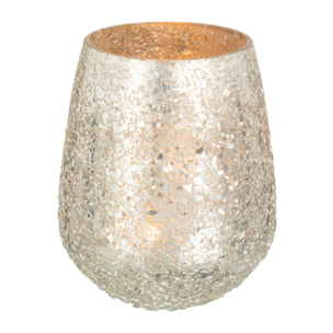 J-Line bougeoir Eclat - verre - or - medium