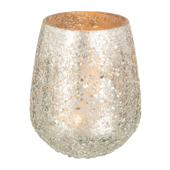 J-Line bougeoir Eclat - verre - or - medium