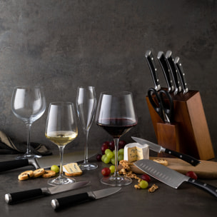Set 6 copas flauta 18,2 cl cristal Masterpro