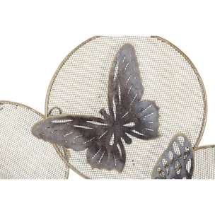 PANNELLO IN FERRO BUTTERFLY DARK CHARME1921 MULTICOLORE