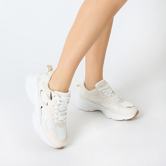 Sneakers donna panna
