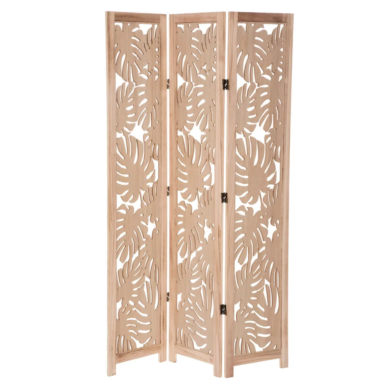 Paravent "Palm" bois H165cm