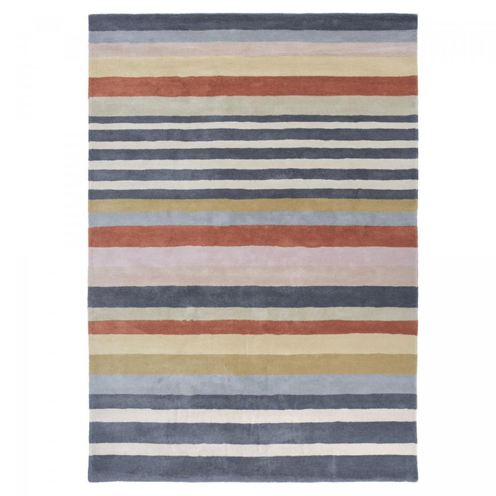 Tapis salon et chambre fait à la main en laine motif géométrique