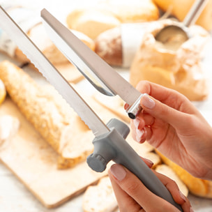 Coltello da Pane con Guida di Taglio Regolabile Kutway InnovaGoods