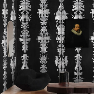 Carta da Parati Monocromatica Macchie Acquerello