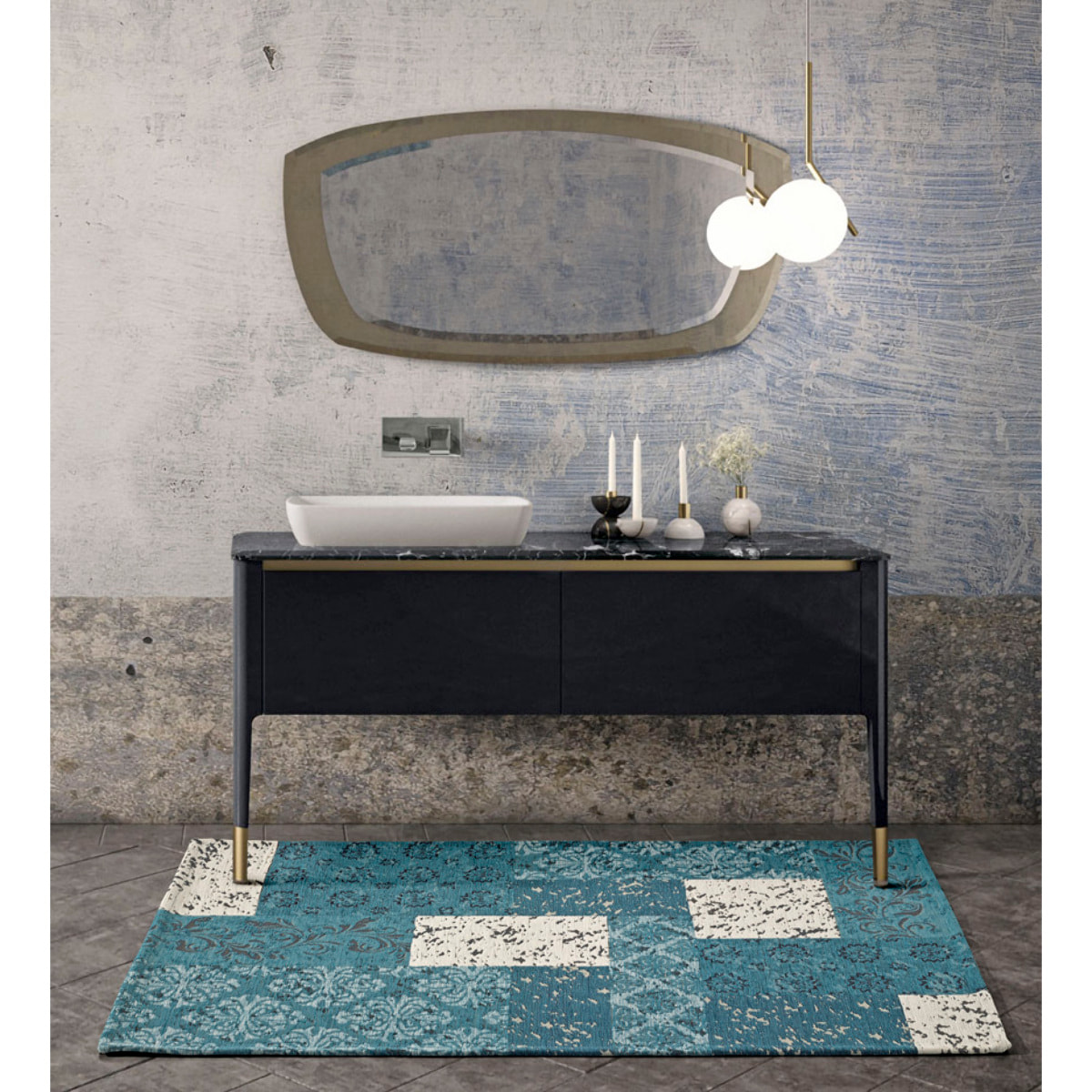 Tappeto Casa Classico Jeans