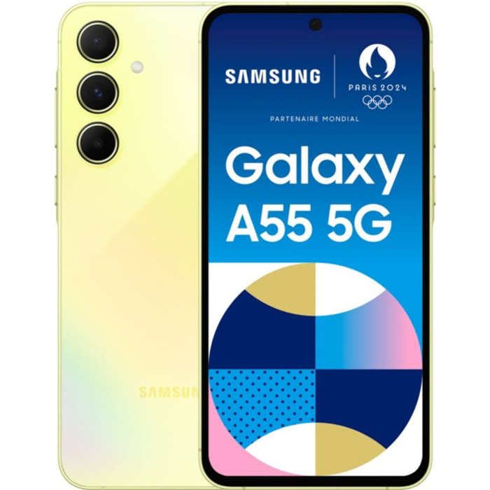 Smartphone SAMSUNG Galaxy A55 Lime 128Go 5G