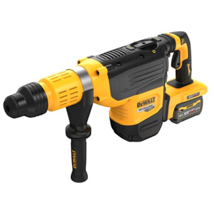 Perforateur SDS-Max XR Flexvolt 54V 19,4J, 52 mm - DEWALT - avec 2 batteries 54V 3Ah - coffret - DCH775X2-QW