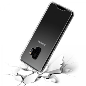 Coque Galaxy S9 Plus Samsung ANTI CHOCS silicone transparente avec bords renforcés