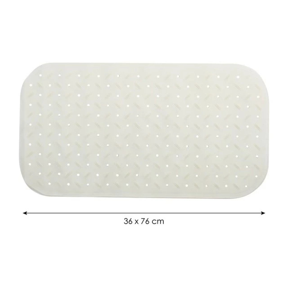 Tapis Fond de baignoire antidérapant Caoutchouc CLASS Blanc MSV