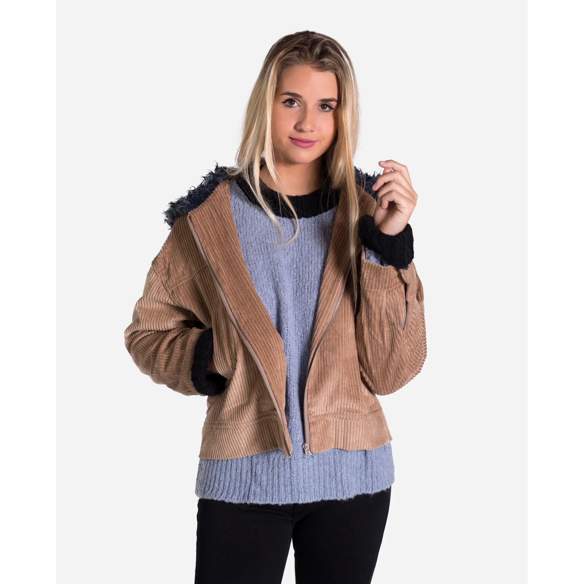 CHAQUETA PANA · CAMEL