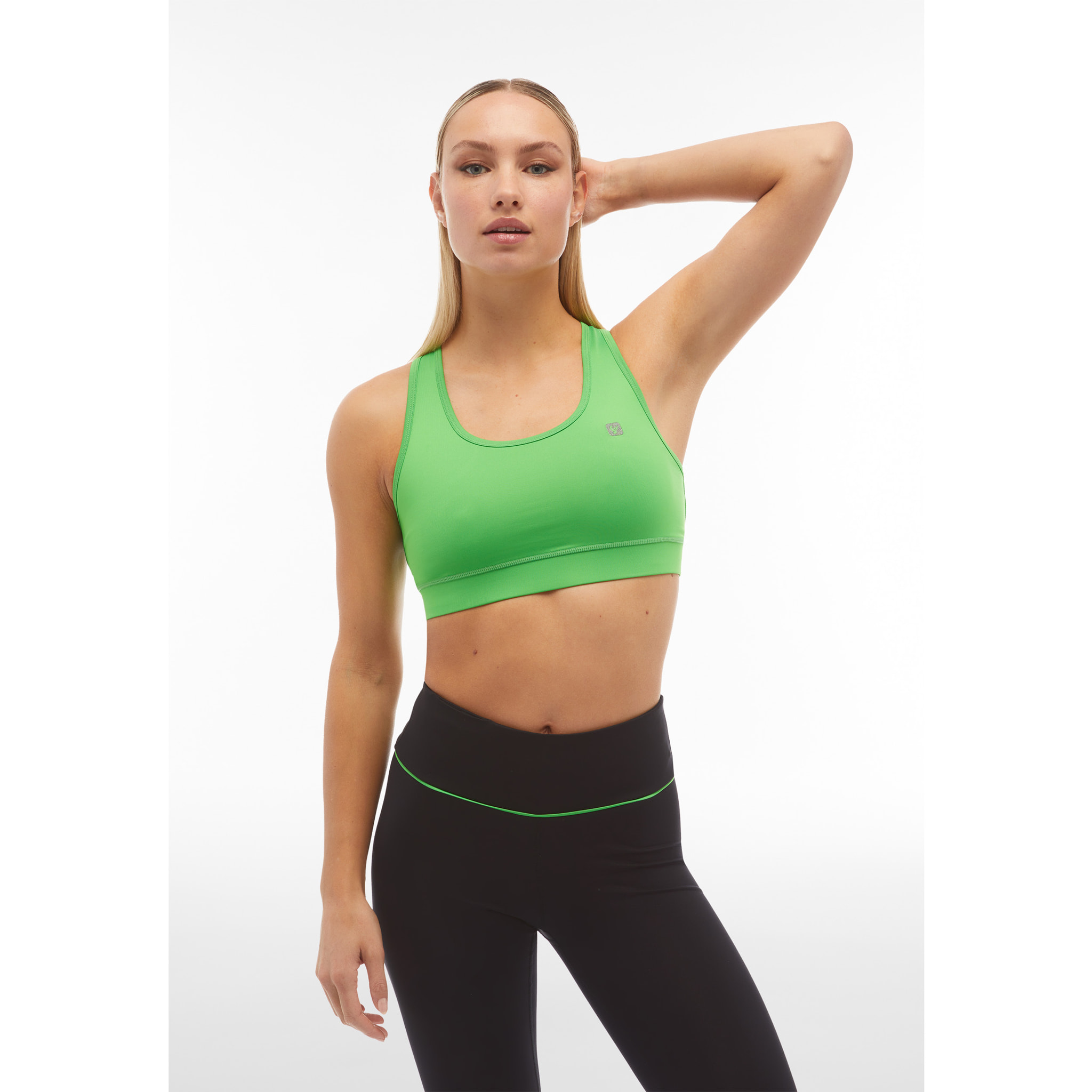 Reggiseno sportivo in tessuto tecnico traspirante