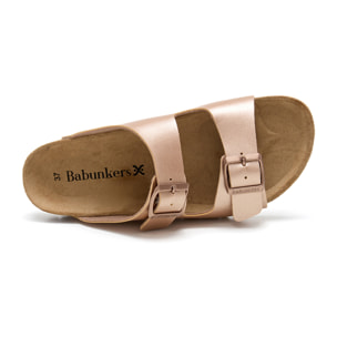 SANDALIA BABUNKERS ROSA