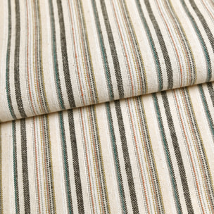 Torchon de cuisine rayures fines en coton - Ecru