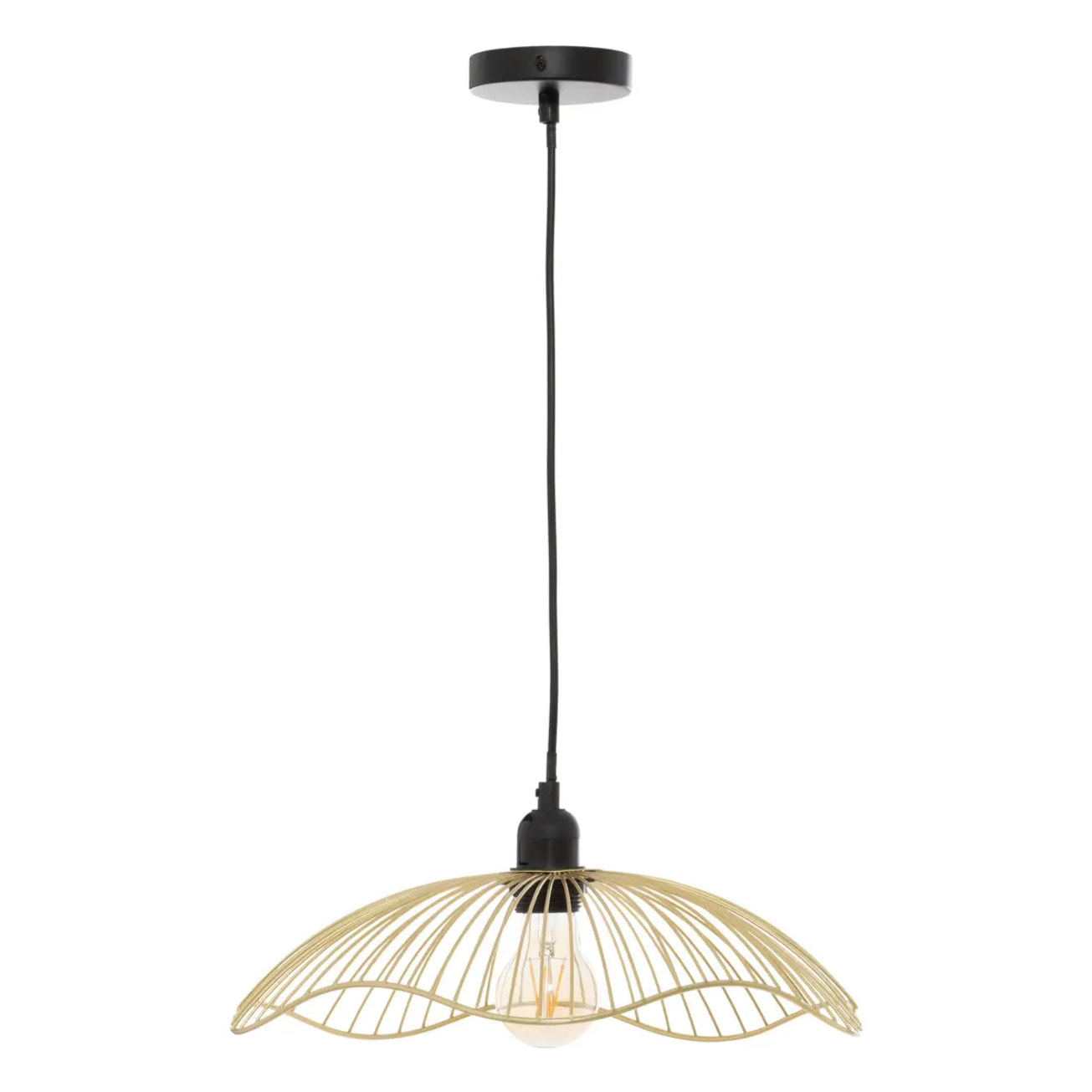 Suspension "Galt" doré D34cm