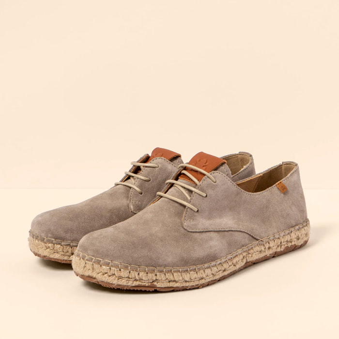 Zapatos N678 SILK SUEDE TAUPE / CAMPOS color Taupe