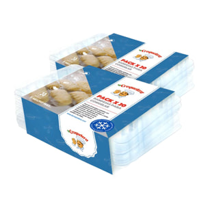 Pack 40 bandejas apilables y reutilizables para 200 masas (croquetas, albóndigas, bolas, etc.)-  La croquetera : patentado y fabricado en España