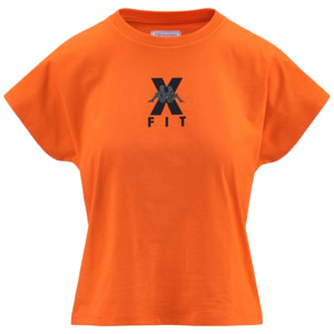 T-Shirts & Top Kappa Donna KOMBAT WKT EBURA Arancio