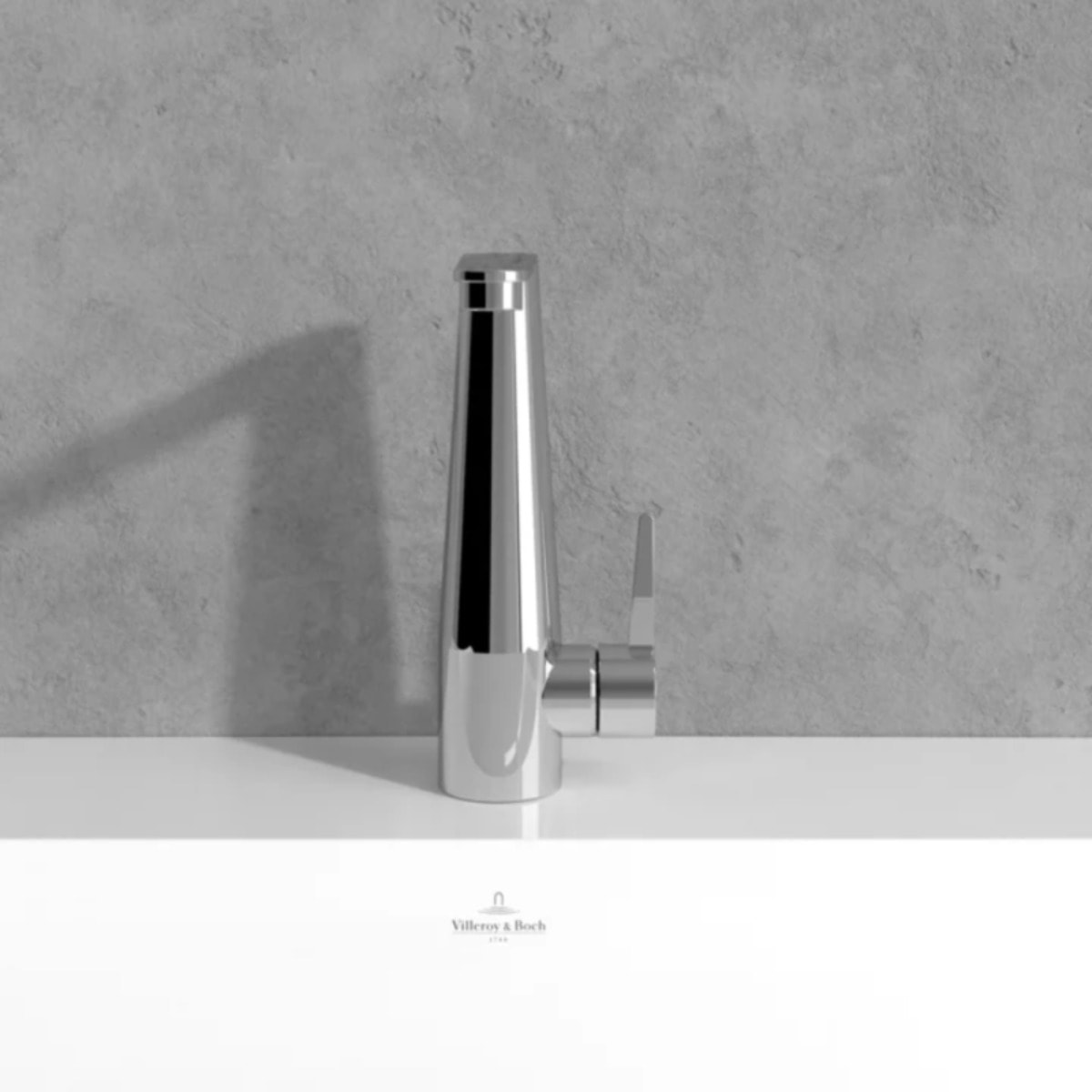 Mitigeur lavabo VILLEROY ET BOCH Conum ouverture coté