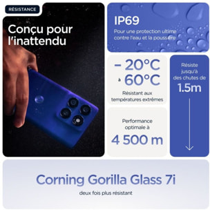 Smartphone MOTOROLA Edge 60 Pro 512Go Bleu Eblouissant