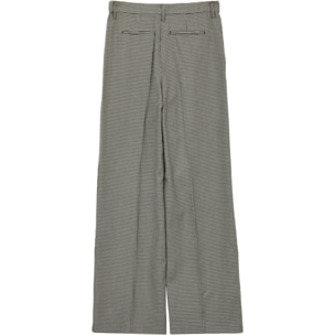 Pantaloni palazzo pied de poule