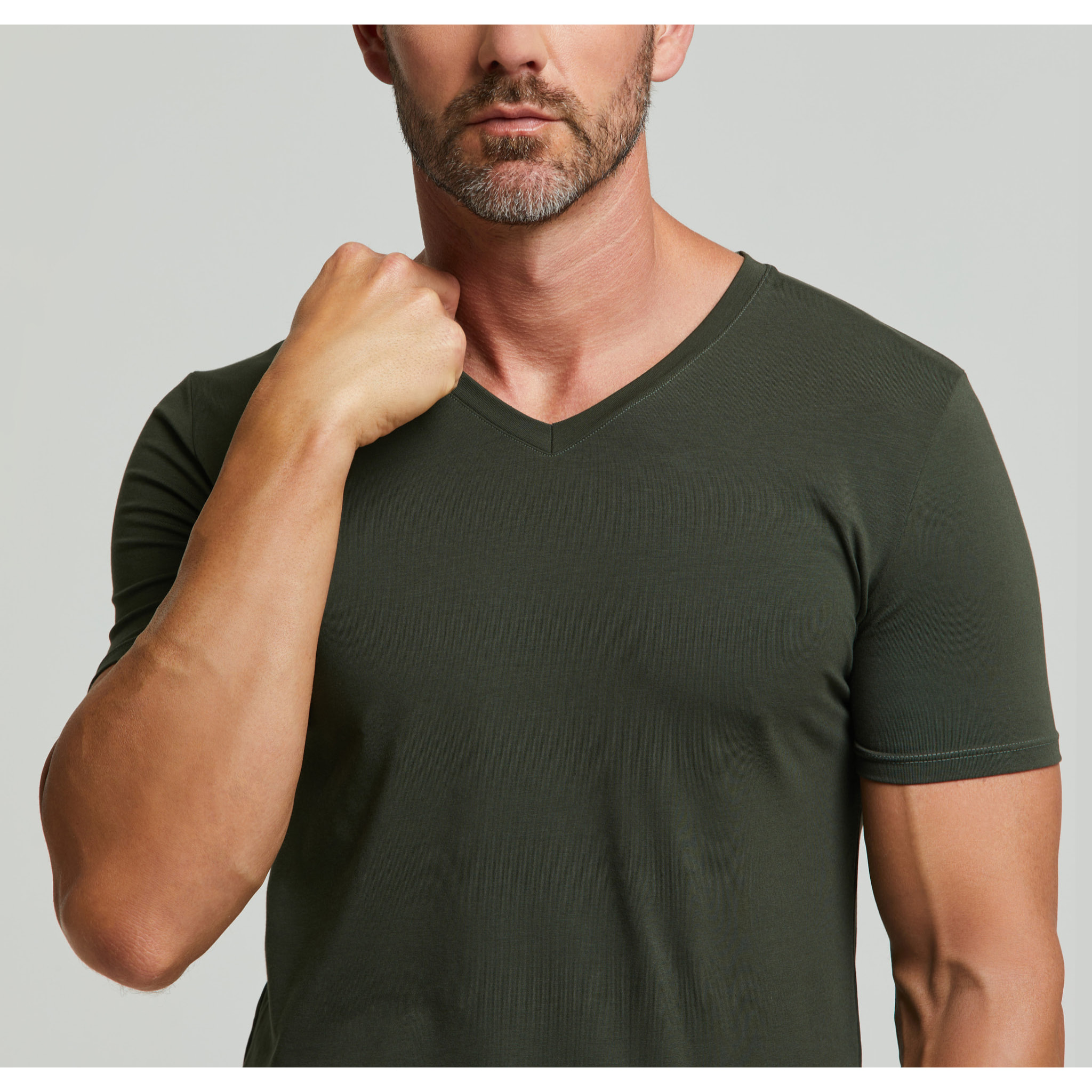 T-Shirt scollo V no stress cotone modal