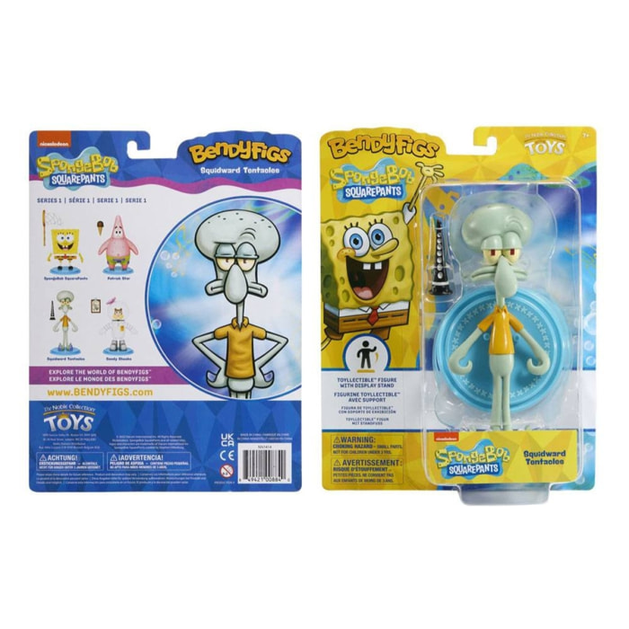 Spongebob Squarepants Bendyfigs Bendable Figura Squidward 18 Cm Noble Collection