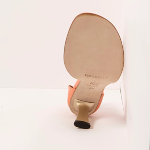 Sandalias con tacón S3193 NAPPA PEACH PINK/ ALBANA color Peach pink