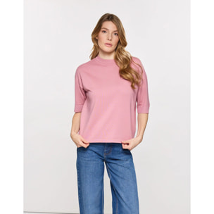 Camiseta de Punto Rosa - Gratera