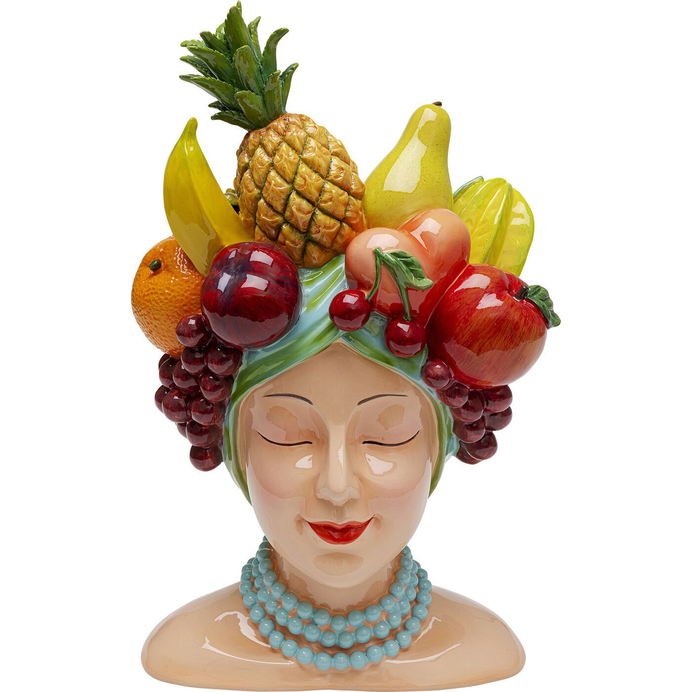 Vase femme fruits 37cm Kare Design