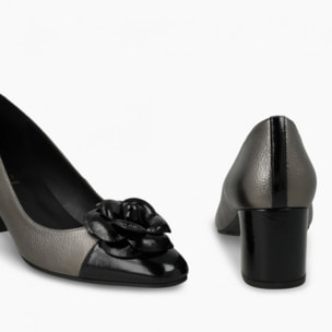 ZAPATOS DE SALÓN GRISES ROLONA