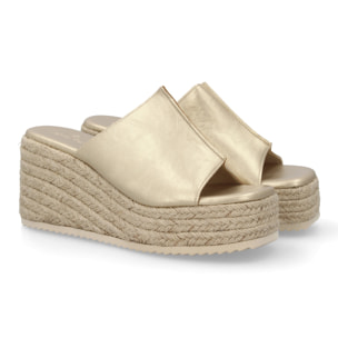 Sandalia para mujer cuña comoda verano
