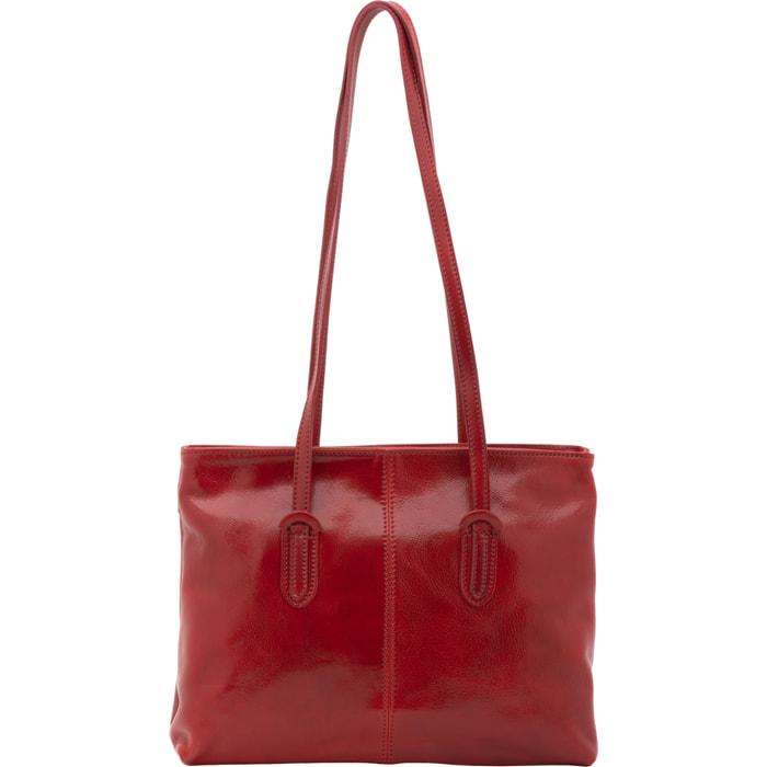 Borsa a spalla  da donna In Vera pelle Made in Italy 35x26x12 cm