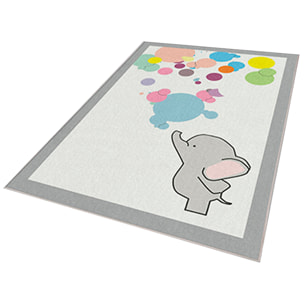 Alfombra infantil de Poliester estampada 100 x 200cm