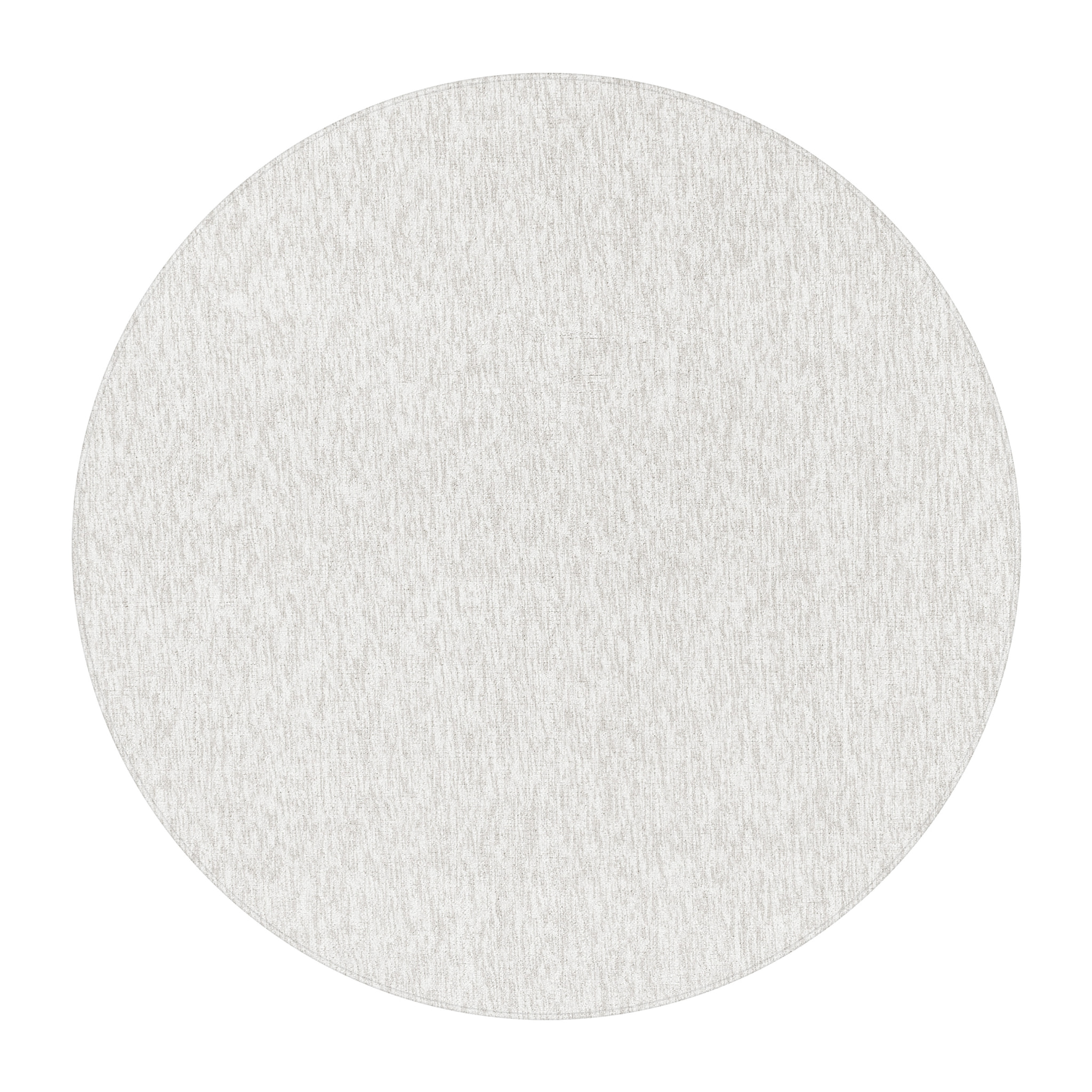 NADOR - Tapis rond de salon moderne Creme