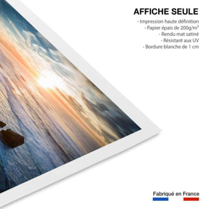 Affiche vestige mur de l'atlantique Affiche seule