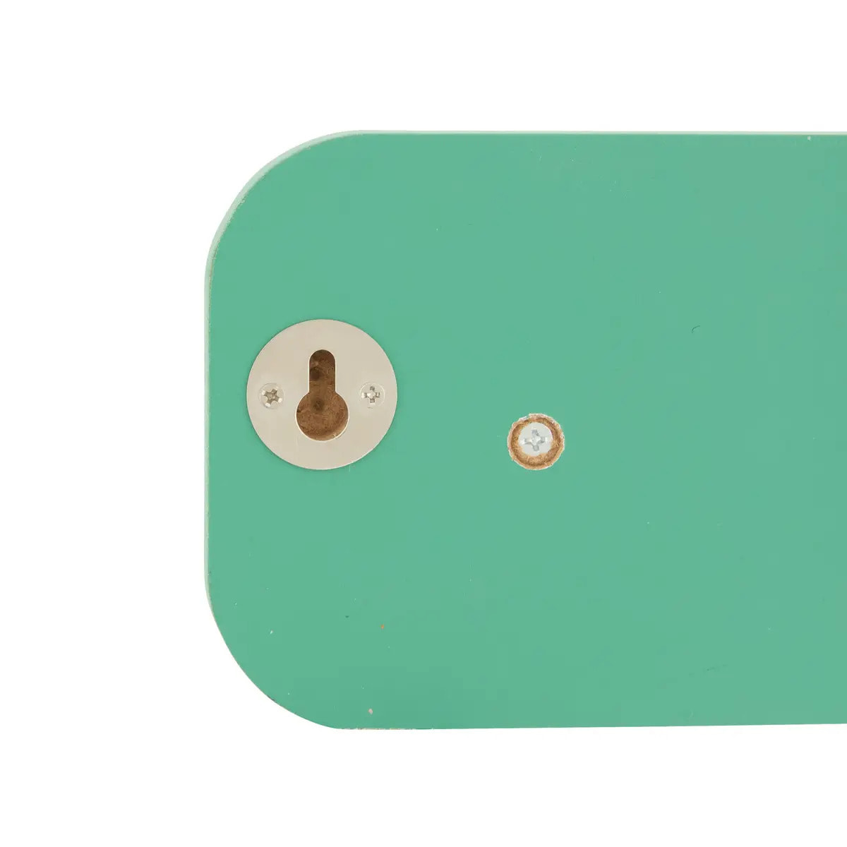 Patère Chacha 4 Crochets 50x4,5x20 cm Vert et Rouge